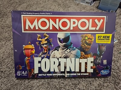 MONOPLY FORTNITE EDITION HASBRO GAMES 2019 FACTORY SEALED  