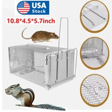 Live Animal Trap Cage Catch and Release Mice Rats Squirrels Small Animals US