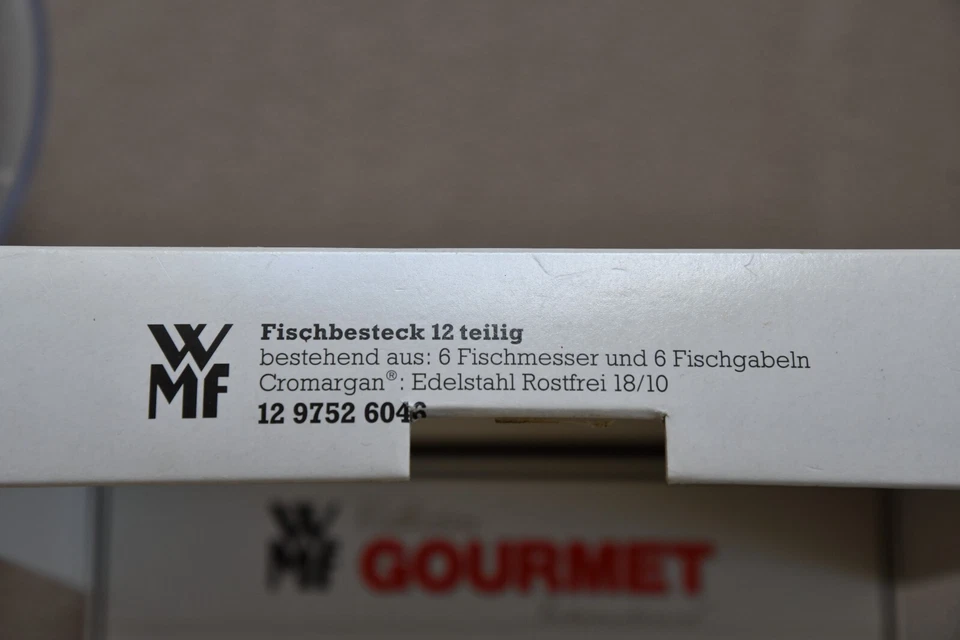 WMF Cromargan Mod. Gourmet international Fischbesteck 6 Personen 12 Teile TOP! - Bild 2 von 4