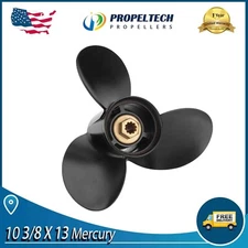Propeller 10 3/8x13 | 10 Tooth Aluminum Boat for Mercury 9.9/15/18/20/25HP Prop