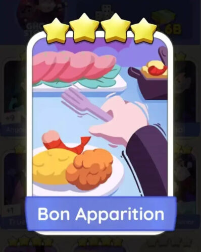 Bon Apparition Monopoly_Go_4 Stars Sticker ⭐⭐⭐⭐ - FAST DELIVERY