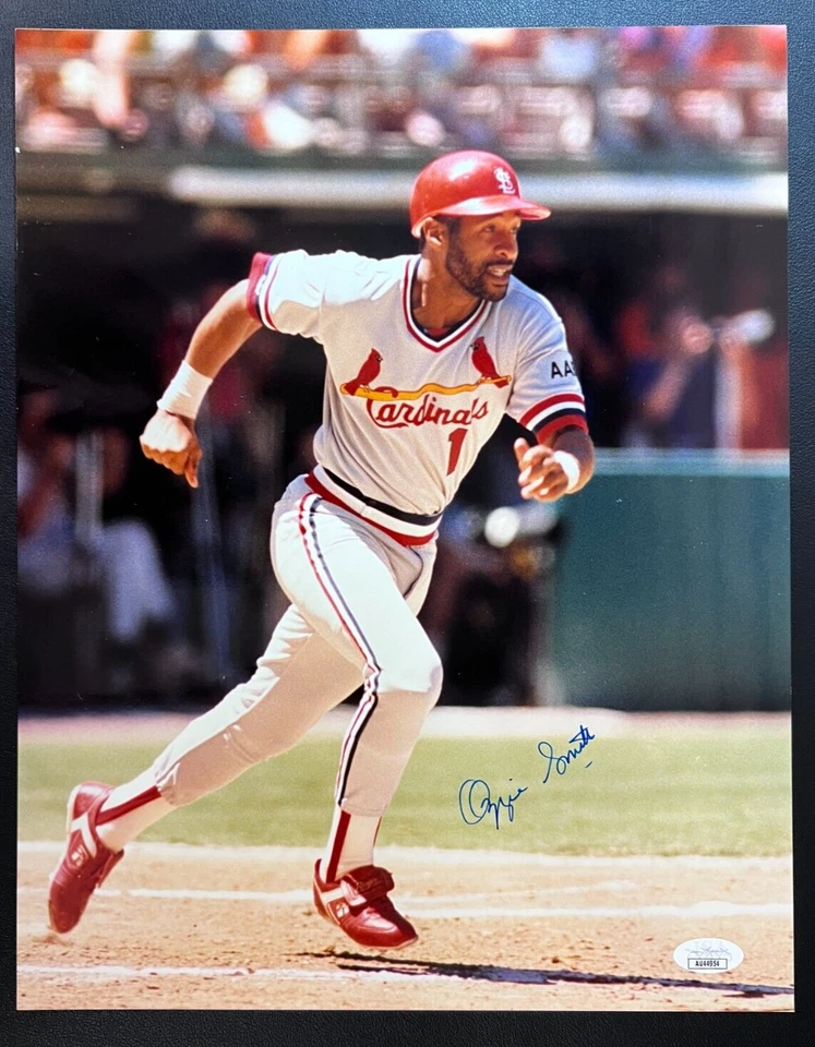 Ozzie Smith Signed 11x14 Photograph JSA w/COA MLB #1 St Louis Cardinals HOF '02! - Image 2 of 4