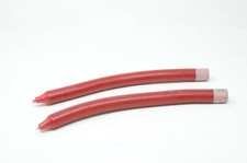 Northern Lights Candles 2 Piece Premium Taper Candle, 12", Crimson Red