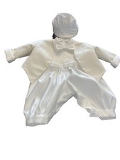 Boys Christening Suit With Hat