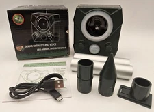 Solar Power Ultrasonic Animal Repeller Pest Repellent Cats Raccoons Dogs Foxes