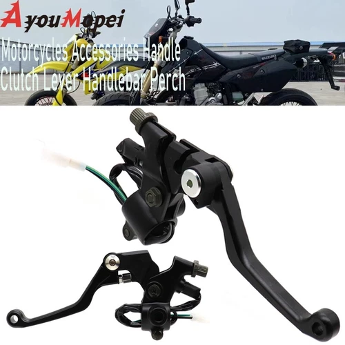 For YAMAHA DT125R/X DT 200WR/230 TDR 250/125 Handlebar Clutch Lever Handle Perch - Bild 2 von 10