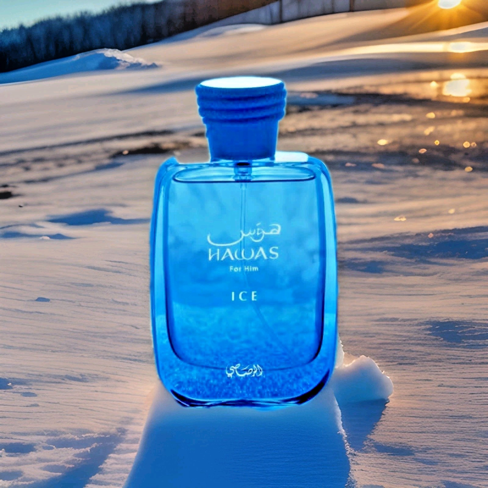 HAWAS ICE EAU DE PARFUM SPRAY 3.38oz (100ml) MEN'S FRAGRANCE by Rasasi