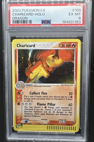 Charizard graded PSA 6 for sale on eBay