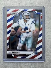 Dak Prescott Dallas Cowboys Prizm Red White Blue NFL American Football 2024