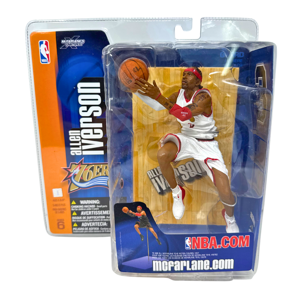 Allen Iverson NBA フィギュア セット McFarlane NBA Allen Iverson Philadelphia 76ers Series 6 CHASE