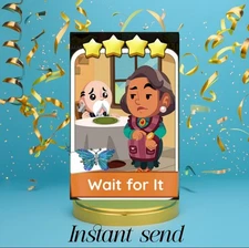 Wait for It Mono_Poly Go 4 star Sticker ( INSTANT SEND )