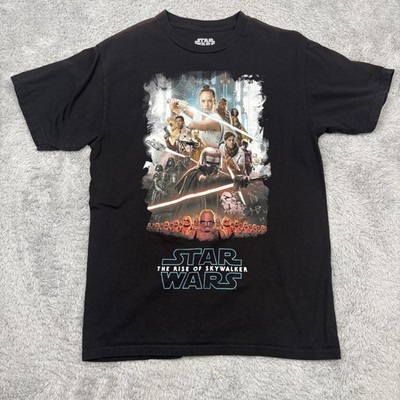 Star Wars The Rise Of Skywalker Shirt Mens Medium Black Graphic Tee Mad Engine