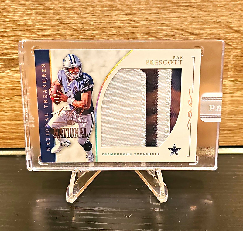 Panini 2016 National Treasures Tremendous Treasures Dak Prescott RC MEM 1/1