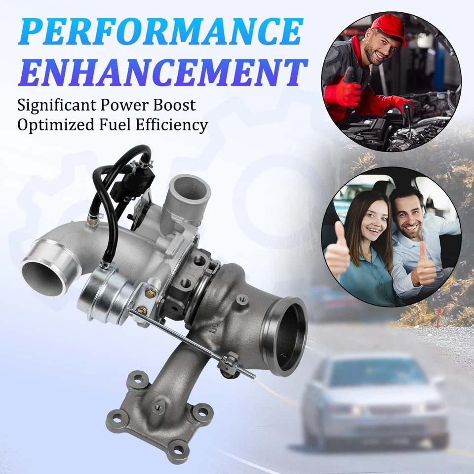 Turbocompresor K03 para Ford Fusion Taurus SE 2013-2016 Focus ST Lincoln MKZ 2,0 L Foto 3 de 4