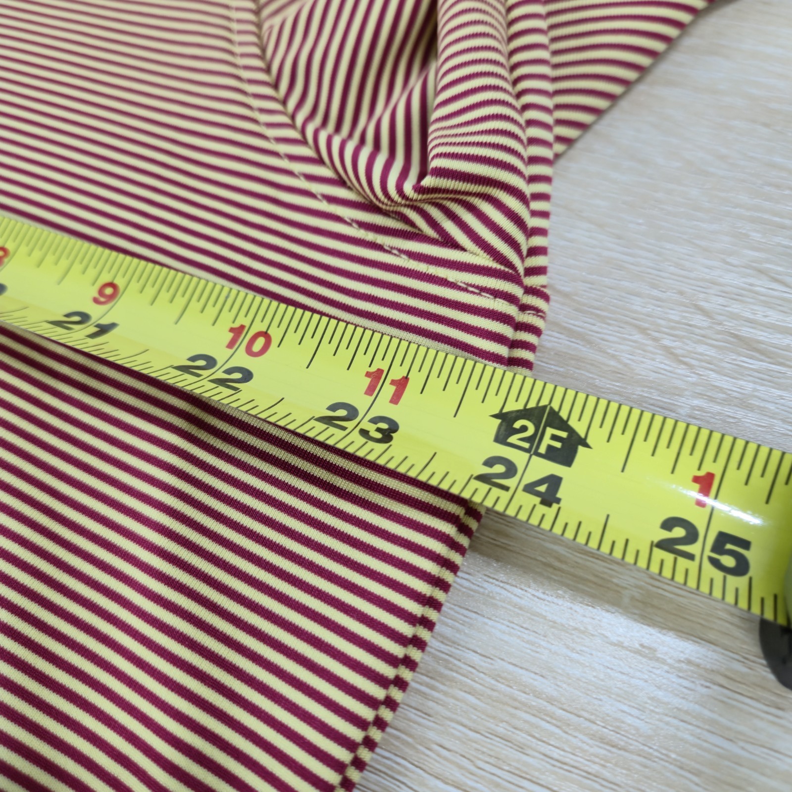 Men's L Greyson Ballybunion Golf Club Top 100 Striped Performance Polo Shirt image 6