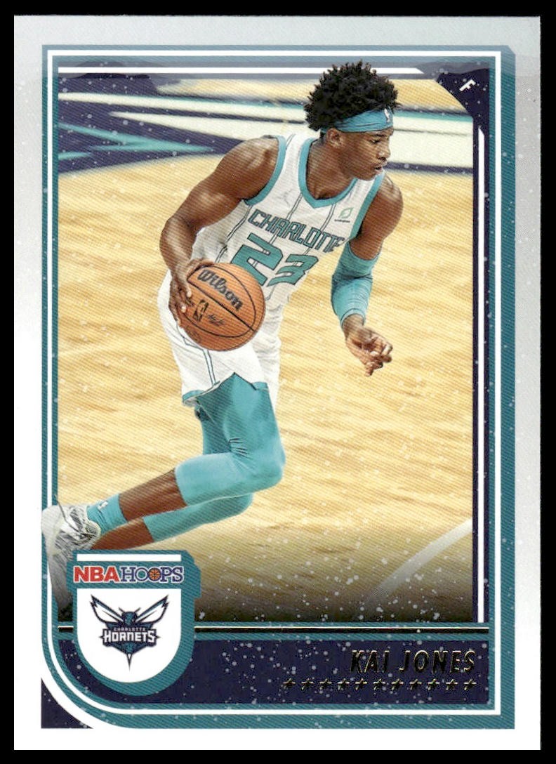 Kai Jones 2022-23 Hoops WINTER Parallel #88 Charlotte Hornets