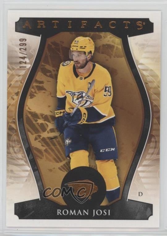 2023-24 Upper Deck Artifacts Stars Copper 124/299 Roman Josi #118 15ok