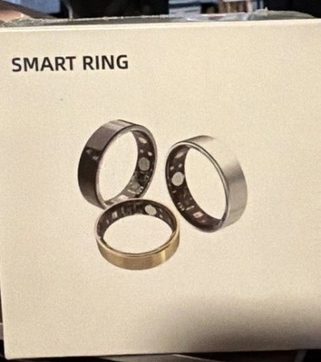 Smart Ring Health Tracker IP68 Waterproof Heart Rate Fitness Monitor, Size 12
