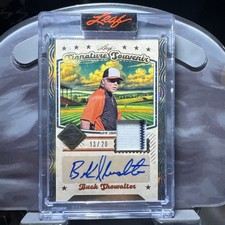 2025  Seasons In The Sun Signature Souvenir Patch Auto Buck Showalter 13/20🔥