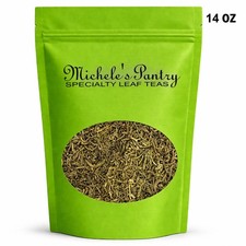 Green Breakfast Tea Loose Leaf 14 oz Bulk, Smooth Low Tannin, Pure Green Tea