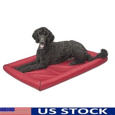 Durable Water Resistant Dog Bed W/ Non-Slip Grip Polyfiber Bolsters Comfort New