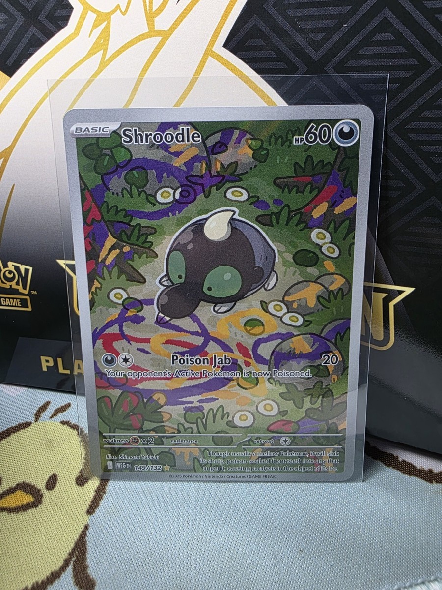 shroodle 149/132 Mega Evolutions Illustration Rare Near Mint shroodle 149/132 Mega Evolutions Illustration Rare Near Mint