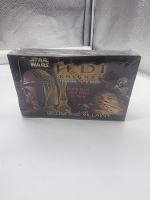 DECIPHER JEDI KNIGHTS SCUM AND VILLAINY LTD EDITION BOOSTERS FACTORY SEALED BOX