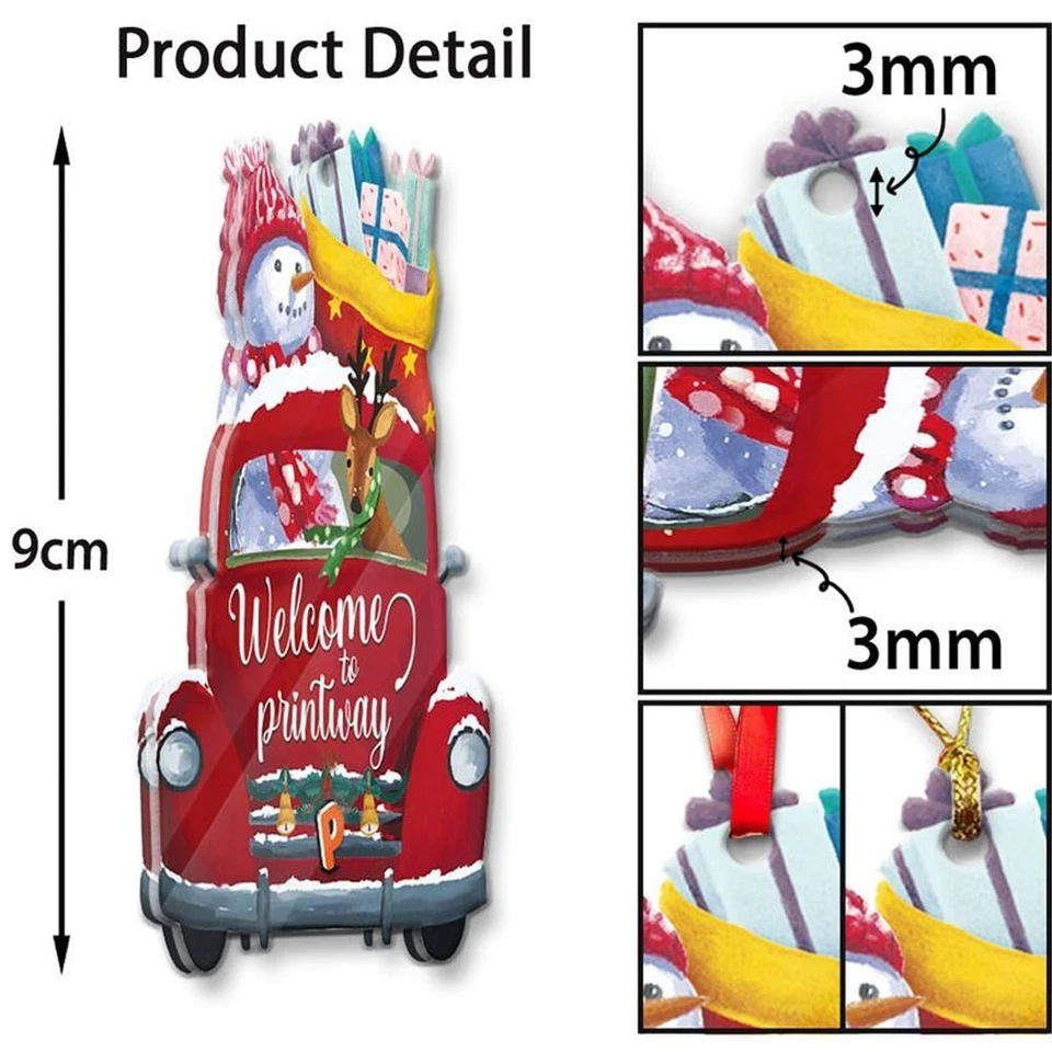 Adorno navideño de película de los 90: películas navideñas de acrílico retro, regalo para fanáticos solo en casa Foto 4 de 4