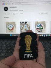 FiFa World Cup 2026 Embroidered Patch Sew/Iron  On Black 2.5  x 1.75  