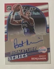 2021-22 Panini Optic Signature Series Autograph #SS-BJB Benoit Benjamin Auto