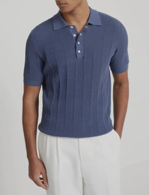 NWT$1550 Brunello Cucinelli Pullover Short Sleeve Knit Polo Sweater 46/36US A258