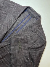 Bonobos Mens Blazer 36 Regular Gray Jacket Coat Lanificio Fortex Unstructured