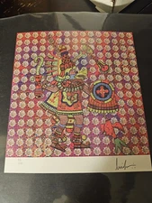 LUCIFER- Quatzquatel Blotter Art Print Signed Numbered 66 Of 100