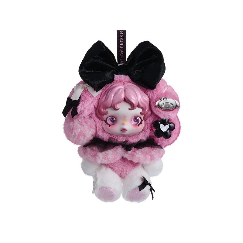 Skullpanda x My Melody & Kuromi Series Figurine Plush Pendant Toy
