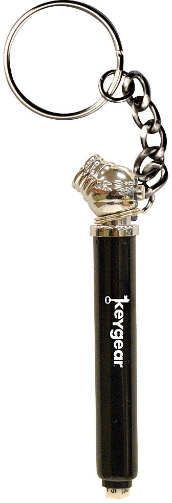 Шиномонтажный манометр и набор брелоков для ключей - Прочный черный металл, для путешествий и езды на велосипеде