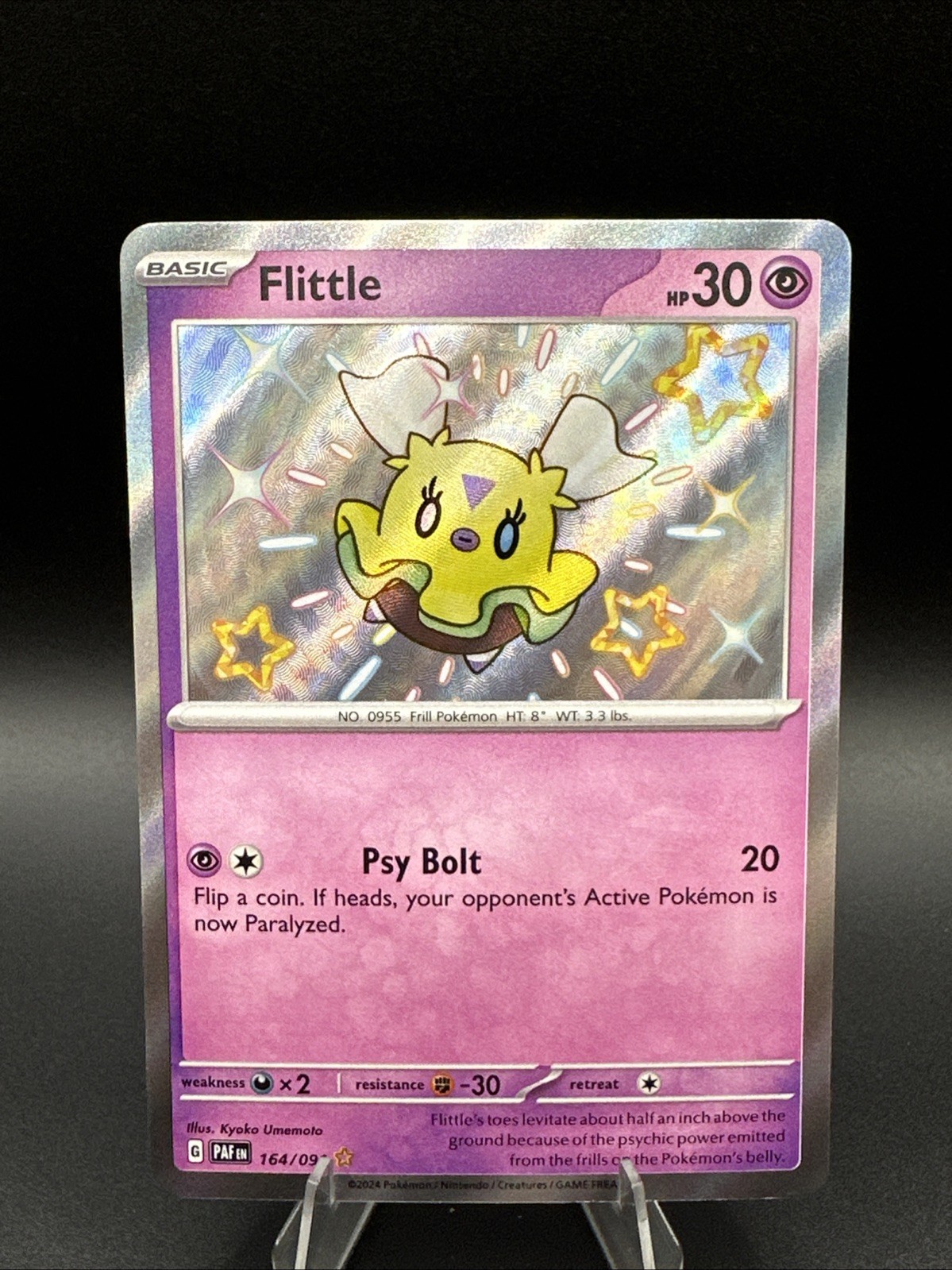 Flittle 164/091 SV: Paldean Fates Holo Pokemon