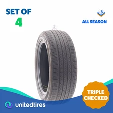 Set of (4) Used 215/55R17 Advanta ER-800 94V - 7-8.5/32