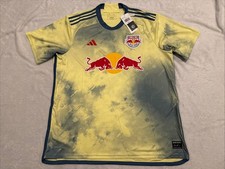 2023 Adidas Men’s New York Red Bulls Home Soccer Jersey XXL 2XL MLS US