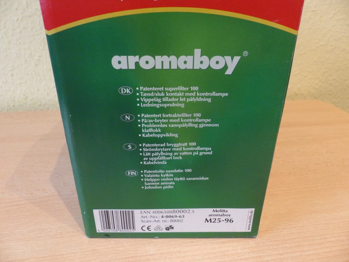 Cafetera Melitta Aromaboy MA25-96 en EMBALAJE ORIGINAL Estado: muy buena