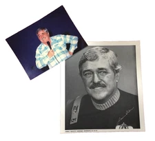 STAR TREK PHOTO SIGNED James DOOHAN - Scotty Autograph COA + photo on stage