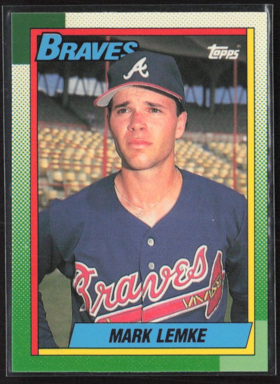 1990 Topps Tiffany #451 Mark Lemke