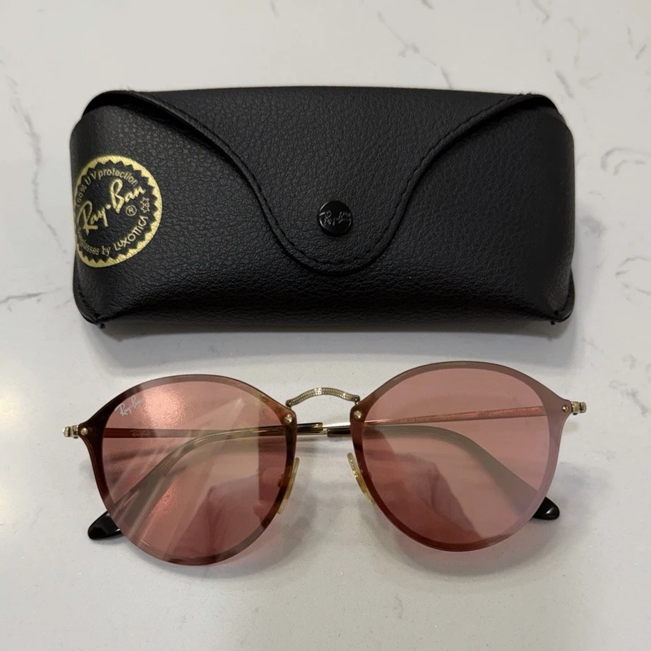 小物 RayBan sunglasses round l pink case Ray-Ban Pink Round Sunglasses for Women for sale | eBay