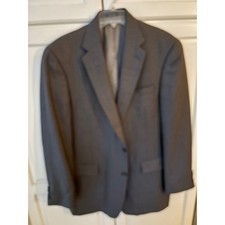 Hart Schaffner Marx Nordstrom Mens Brown Micro Check Sport Blazer Made in USA