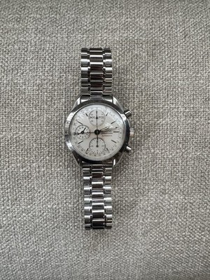 Omega Speedmaster Day-Date Triple Date Chronograph Ref. 3221.30 Automatic Silver