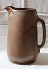 FRANKOMA Pottery #80 Plainsman Brown Satin Westwind 9.5 Inch Pitcher 64oz 2 Qt