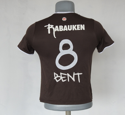 FC St. Pauli Home Jersey Rabauken #8 Shirt Size Boys 140 / M Brown