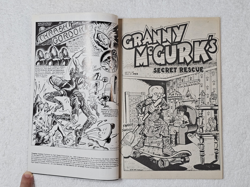 Vintage 1988 Thrasher Comics No. 2 Skateboarding Skate Art Zine Stories Gutter - Picture 3 of 7