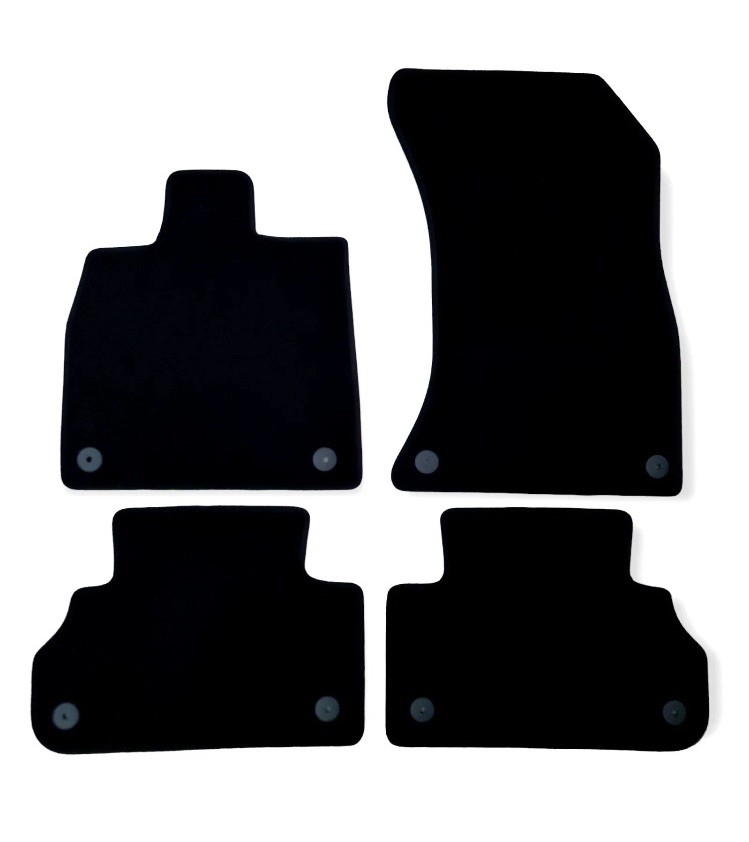 New Audi Q5 Black Carpet Car Floor Mats 2017-2025 OEM Auto Rugs Liners