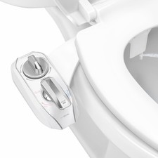 NEO 320 Plus - Warm Water, Dual Nozzle, Non-Electric Bidet Attachment for Toi...