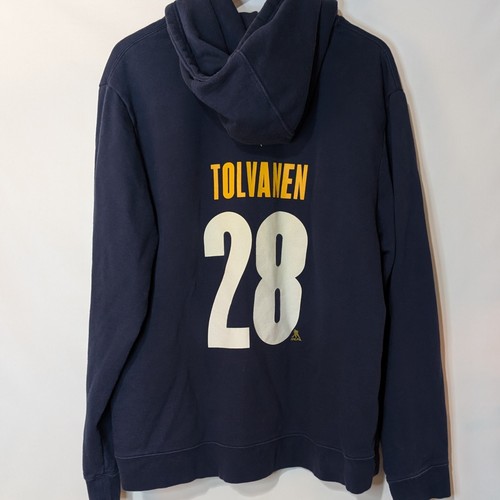 NHL NASHVILLE PREDATORS HOCKEY WOMENS "SMASHVILLE" HOODED SWEATSHIRT BLUE XL - Picture 7 of 11